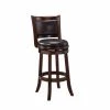 Augusta 43.5 in. Brown/Cappuccino Product Height Swivel Bar Stool by Boraam -Boraam Sales Store brown cappuccino boraam bar stools 46829 64 1000