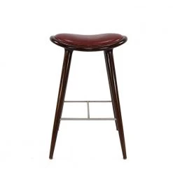 Lucio 29 in Product Height Oval Backless Bar Stool - Brown/Cappuccino by Boraam -Boraam Sales Store brown cappuccino boraam bar stools 57229 c3 1000
