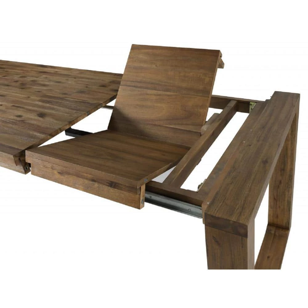 Rasmus 6-Piece Rectangular Chestnut Wire-Brush Acacia Wood Dining Set by Boraam 6 Rasmus 6-Piece Rectangular Chestnut Wire-Brush Acacia Wood Dining Set by Boraam - Image 4