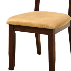 Winston Brown Fabric Patterned Side Chair (Set of 2) by Unbranded 11 Winston Brown Fabric Patterned Side Chair (Set of 2) by Unbranded -Boraam Sales Store brown unbranded accent chairs aa116 sc777 ch 4f 1000