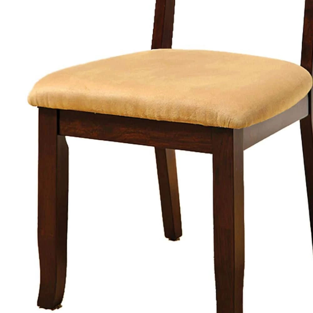 Winston Brown Fabric Patterned Side Chair (Set of 2) by Unbranded 6 Winston Brown Fabric Patterned Side Chair (Set of 2) by Unbranded - Image 4