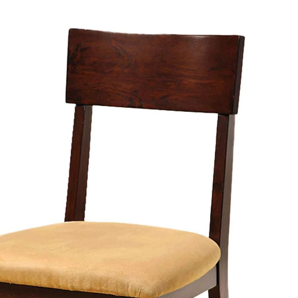 Winston Brown Fabric Patterned Side Chair (Set of 2) by Unbranded 5 Winston Brown Fabric Patterned Side Chair (Set of 2) by Unbranded - Image 3