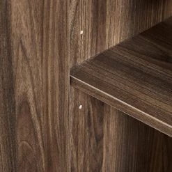 Particle Board Brown Kitchen Island Cart with Adjustable Shelf and Wine Holder by Unbranded -Boraam Sales Store brown unbranded kitchen carts aybszhd611 fa 1000