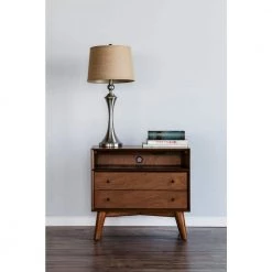 Flynn 2-Drawer Acorn Brown Large Nightstand (26 in. H x 28 in. W x 15 in. D) by Unbranded 10 Flynn 2-Drawer Acorn Brown Large Nightstand (26 in. H x 28 in. W x 15 in. D) by Unbranded -Boraam Sales Store brown unbranded nightstands 966 22 31 1000