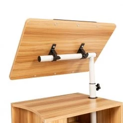 18.31 in. x 23.62 in. x 15.75 in. 2-Drawer Brown Height Adjustable Overbed End Table Wooden Nightstand by Unbranded 14 18.31 in. x 23.62 in. x 15.75 in. 2-Drawer Brown Height Adjustable Overbed End Table Wooden Nightstand by Unbranded -Boraam Sales Store brown unbranded nightstands gm h 663 44 1000