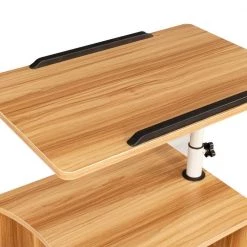 18.31 in. x 23.62 in. x 15.75 in. 2-Drawer Brown Height Adjustable Overbed End Table Wooden Nightstand by Unbranded 12 18.31 in. x 23.62 in. x 15.75 in. 2-Drawer Brown Height Adjustable Overbed End Table Wooden Nightstand by Unbranded -Boraam Sales Store brown unbranded nightstands gm h 663 4f 1000