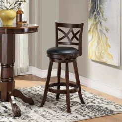 Cardiff Cappuccino 29 in.Swivel Bar Stool by Boraam -Boraam Sales Store cappuccino boraam bar stools 45629 1f 1000