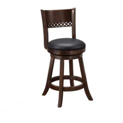 Durham Cappuccino 24 in. Swivel Counter Stool by Boraam