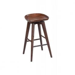 Bali 29 in. Cappuccino Swivel Bar Stool by Boraam