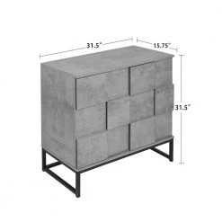 Cement Gray Particle Board File Cabinet with Adjustable Shelf and Metal Frame Home Office 2-Door Large Storage Cabinet by Unbranded -Boraam Sales Store cement gray unbranded file cabinets camygy gi49642w688 cabinet01 76 1000