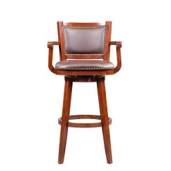 Broadmoor 60 in. H Cherry Wood 34 in. Barstool with Arms by Boraam -Boraam Sales Store cherry boraam bar stools 51934 c3 1000