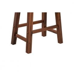 Sonoma Saddle 24" Product Height Counter Stool [Chestnut Wire-Brush], 2-Pack by Boraam -Boraam Sales Store chestnut wire brush boraam bar stools 75324 fa 1000