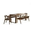 Rasmus 5-Piece Rectangular Chestnut Wire-Brush Acacia Wood Dining Set by Boraam 2 Rasmus 5-Piece Rectangular Chestnut Wire-Brush Acacia Wood Dining Set by Boraam -Boraam Sales Store chestnut wire brush boraam dining room sets 77343 64 1000