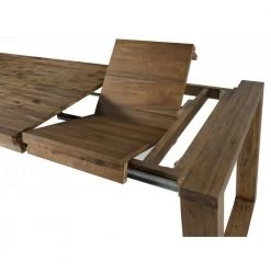 Rasmus 5-Piece Rectangular Chestnut Wire-Brush Acacia Wood Dining Set by Boraam -Boraam Sales Store chestnut wire brush boraam dining room sets 77343 76 1000