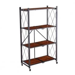 Coffee Kitchen Cart with Rollers by Unbranded