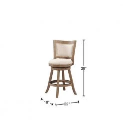 Melrose 37 in. Driftwood Wire-Brush Wood Frame Counter Height Bar Stool by Boraam 10 Melrose 37 in. Driftwood Wire-Brush Wood Frame Counter Height Bar Stool by Boraam -Boraam Sales Store driftwood wire brush boraam bar stools 76524 40 1000