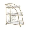 Gold Kitchen Cart with Wheels by Unbranded -Boraam Sales Store gold unbranded kitchen carts aybszhd736 64 1000