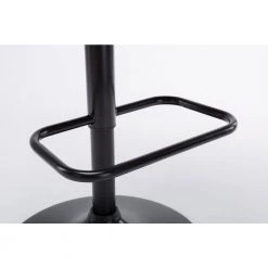 Smuk 42.25 in. Gray and Black Low Back Metal Adjustable Bar Stool with Upholstered Seat by Boraam -Boraam Sales Store gray black boraam bar stools 99437 44 1000