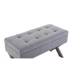 Angelina 36 in. Storage Bench by Boraam -Boraam Sales Store gray boraam bedroom benches 85036 1f 1000