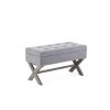 Angelina 36 in. Storage Bench by Boraam -Boraam Sales Store gray boraam bedroom benches 85036 64 1000