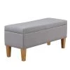 Mico 42 in. Storage Ottoman by Boraam -Boraam Sales Store gray boraam dining benches 3651108 64 1000