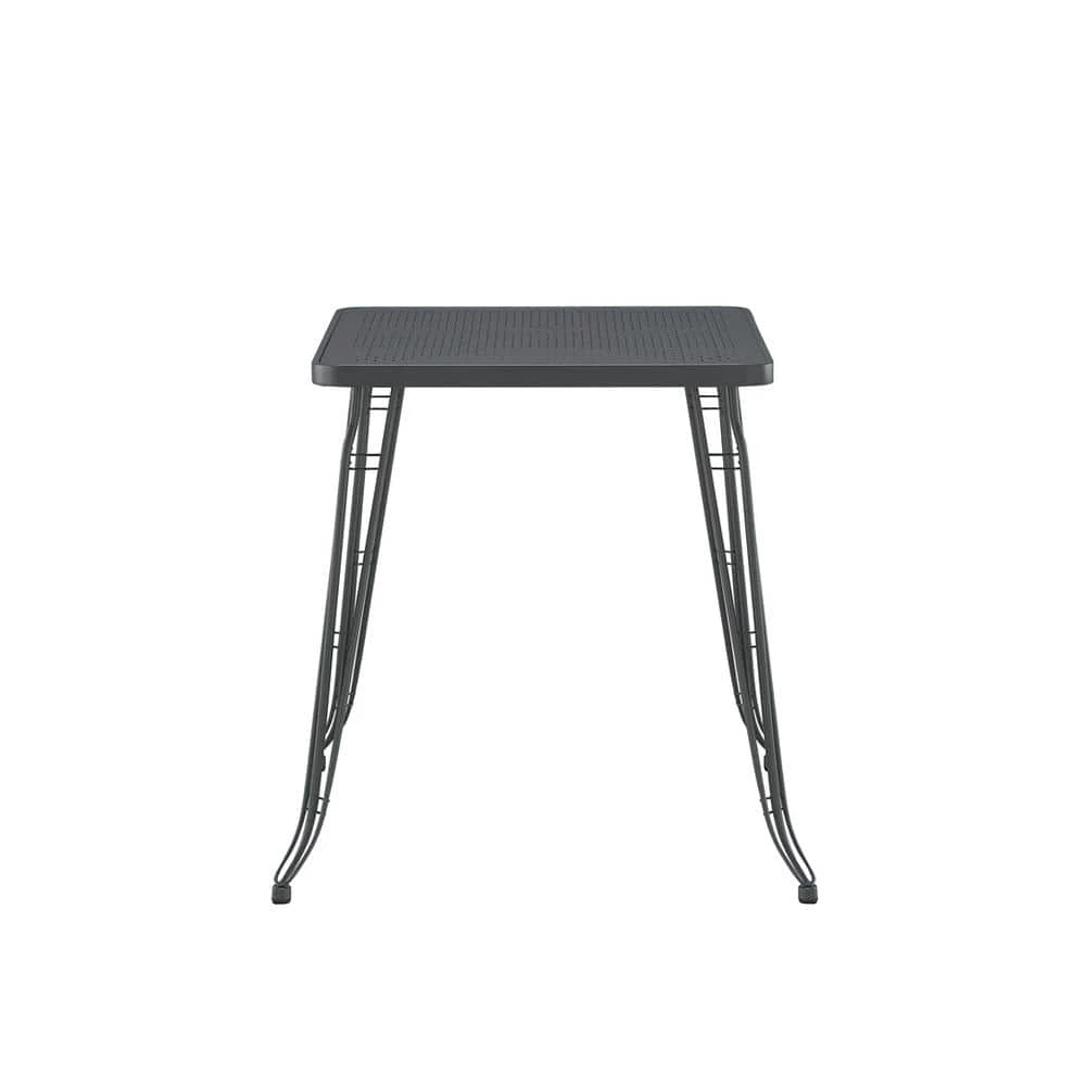 Gilbert Gray Metal Pub Table by Boraam 2 Gilbert Gray Metal Pub Table by Boraam