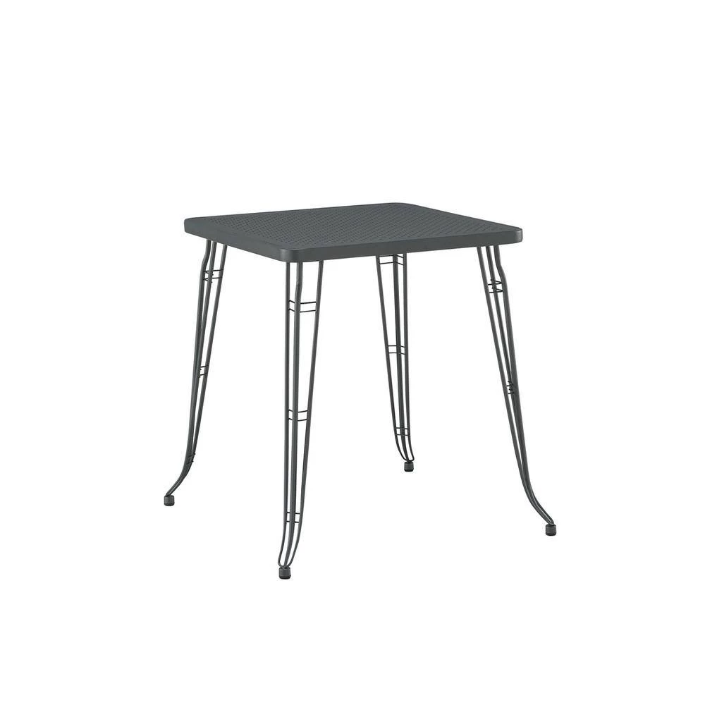 Gilbert Gray Metal Pub Table by Boraam 3 Gilbert Gray Metal Pub Table by Boraam - Image 2