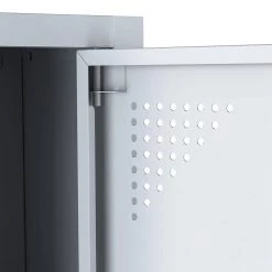 14.96 in.W x 17 in.D x 70.98 in.H Gray 5-Door Metal Staff Locker by Unbranded 13 14.96 in.W x 17 in.D x 70.98 in.H Gray 5-Door Metal Staff Locker by Unbranded -Boraam Sales Store gray unbranded accent cabinets cuu947255 77 1000