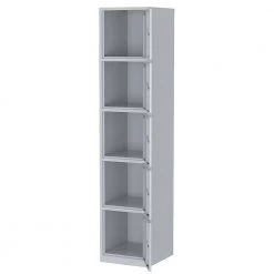 14.96 in.W x 17 in.D x 70.98 in.H Gray 5-Door Metal Staff Locker by Unbranded 14 14.96 in.W x 17 in.D x 70.98 in.H Gray 5-Door Metal Staff Locker by Unbranded -Boraam Sales Store gray unbranded accent cabinets cuu947255 c3 1000
