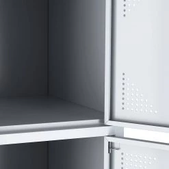 14.96 in.W x 17 in.D x 70.98 in.H Gray 5-Door Metal Staff Locker by Unbranded 19 14.96 in.W x 17 in.D x 70.98 in.H Gray 5-Door Metal Staff Locker by Unbranded -Boraam Sales Store gray unbranded accent cabinets cuu947255 fa 1000