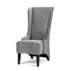 28.5 in. Wide Gray Wing Back Chair Side Chair for Living Room by Unbranded 2 28.5 in. Wide Gray Wing Back Chair Side Chair for Living Room by Unbranded -Boraam Sales Store gray unbranded accent chairs s812 side gray 64 1000