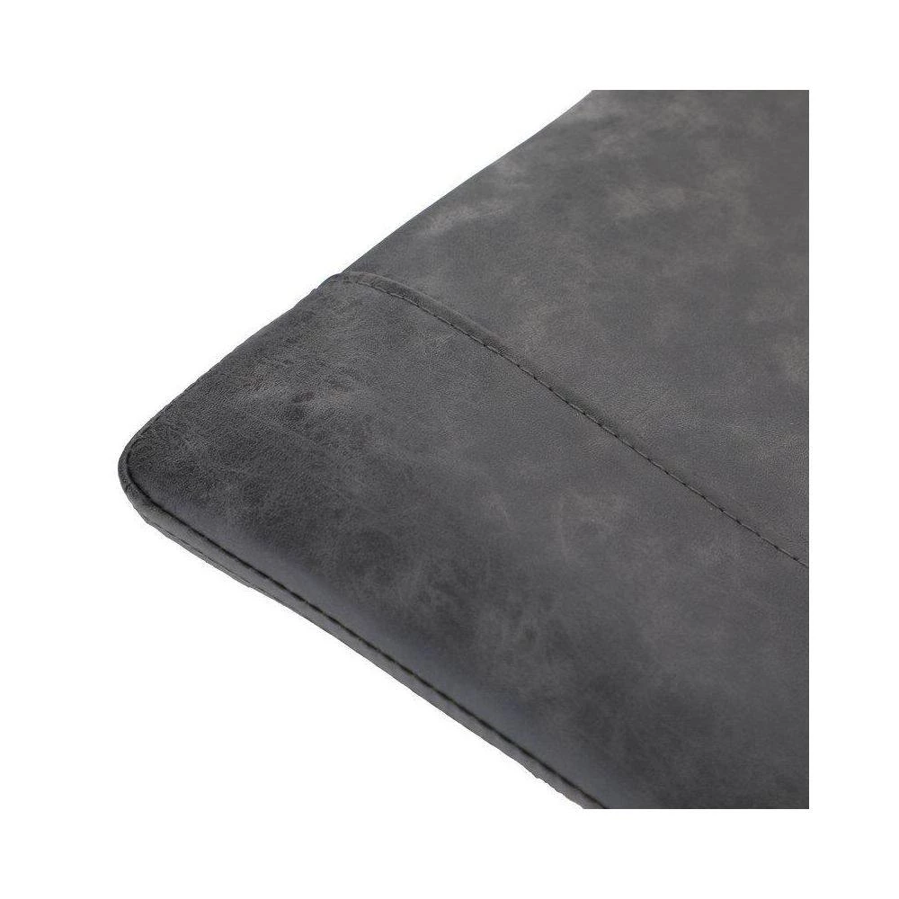 33 in. Adjustable Gray Low Back Metal Frame 360 swivel Bar Stool (Set of 2) by Unbranded 6 33 in. Adjustable Gray Low Back Metal Frame 360 swivel Bar Stool (Set of 2) by Unbranded - Image 4