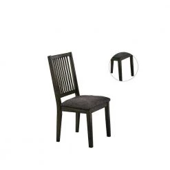 Gray Linen Like Fabric Counter Height Dining Side Chairs (Set of 2) by Unbranded 15 Gray Linen Like Fabric Counter Height Dining Side Chairs (Set of 2) by Unbranded -Boraam Sales Store gray unbranded dining chairs hs11cm3724sc id 1f 1000