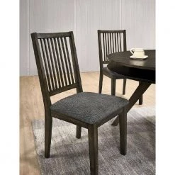 Gray Linen Like Fabric Counter Height Dining Side Chairs (Set of 2) by Unbranded 13 Gray Linen Like Fabric Counter Height Dining Side Chairs (Set of 2) by Unbranded -Boraam Sales Store gray unbranded dining chairs hs11cm3724sc id c3 1000
