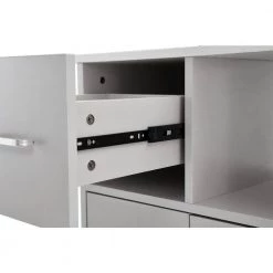 Gray Kitchen Pantry Cart with Roller by Unbranded -Boraam Sales Store gray unbranded kitchen carts kx95 9 76 1000