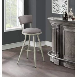 Benton White and Gray Bar Stool by Boraam 15 Benton White and Gray Bar Stool by Boraam -Boraam Sales Store gray white boraam bar stools 80752 31 1000