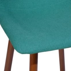 39.8 in. Green Low Back Metal Leg Counter Height Bar Stool with Fabric Seat and Back (Set of 2) by Unbranded -Boraam Sales Store green unbranded bar stools qykj md9144573 44 1000