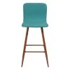 39.8 in. Green Low Back Metal Leg Counter Height Bar Stool with Fabric Seat and Back (Set of 2) by Unbranded 2 39.8 in. Green Low Back Metal Leg Counter Height Bar Stool with Fabric Seat and Back (Set of 2) by Unbranded -Boraam Sales Store green unbranded bar stools qykj md9144573 64 1000
