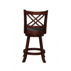 Porto 43.5 in. H Hazelnut Swivel Wood Bar Stool by Boraam -Boraam Sales Store hazelnut boraam bar stools 65729 66 1000