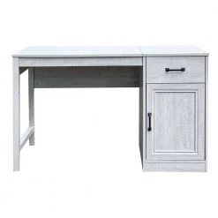 47 in. Light Gray Graham Writing Desk by Unbranded