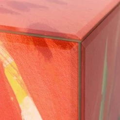 Secret Garden Floral III by Karen Fields Printed Multi-Colored Art Glass Square Side Table with Plinth Base, 22"x22" by Unbranded 15 Secret Garden Floral III by Karen Fields Printed Multi-Colored Art Glass Square Side Table with Plinth Base, 22"x22" by Unbranded -Boraam Sales Store multi color unbranded end side tables gcu 114342 222222 1f 1000