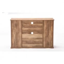 Weston 47 in. Natural Wood TV Stand Fits TVs Up to 45 in. with Storage Doors by Boraam -Boraam Sales Store natural boraam tv stands 77418 66 1000