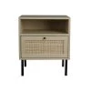 1-Drawer Natural Nightstand Side Table 18.90 in. W x 15.75 in. D x 22.24 in. H by Unbranded -Boraam Sales Store natural unbranded nightstands am908c 75 64 1000