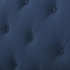 77.2 in. Wide Square Arm Polyester Straight Sofa in Navy Blue by Unbranded -Boraam Sales Store navy blue unbranded sofas couches crlw22341941 1f 1000