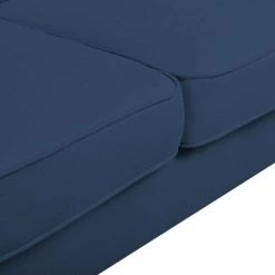 77.2 in. Wide Square Arm Polyester Straight Sofa in Navy Blue by Unbranded -Boraam Sales Store navy blue unbranded sofas couches crlw22341941 44 1000