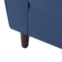 77.2 in. Wide Square Arm Polyester Straight Sofa in Navy Blue by Unbranded -Boraam Sales Store navy blue unbranded sofas couches crlw22341941 4f 1000
