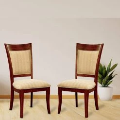 Tobias Oak Wood Side Chair (Set of 2) by Unbranded -Boraam Sales Store oak unbranded accent chairs aa061 sc232 2pc 31 1000
