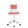 Orange Armless Swivel Sponge Office Task Chair With Adjustable Pillow and Footrest -White Back and Orange Cushion by Unbranded 2 Orange Armless Swivel Sponge Office Task Chair With Adjustable Pillow and Footrest -White Back and Orange Cushion by Unbranded -Boraam Sales Store orange white 3 unbranded task chairs igo oc361b01or 64 1000