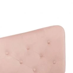 Pink High Back Accent Chair Comfortable Loveseat Fabric Padded Seat Modern High Back Arm-sofa by Unbranded -Boraam Sales Store pink unbranded accent chairs gm h 301 4f 1000