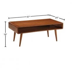 Zebra Halmstad Rich Walnut Coffee Table by Boraam -Boraam Sales Store rich walnut boraam coffee tables 32211 40 1000